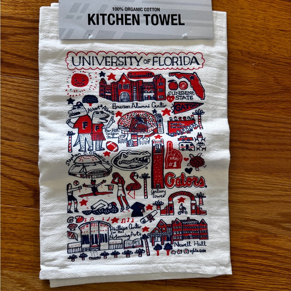University of Florida Kitchen Towel - Orange and Blue